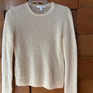 MaxMara Light Cream Crewneck Knit Pullover